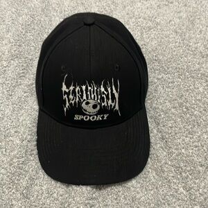 The nightmare before Christmas hat. Seriously spooky. Like NEW!